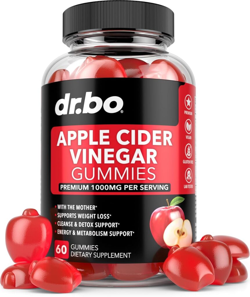 ACV Apple Cider Vinegar Gummies - Natural Support for Advanced Weight Loss, Detox, Cleansing, Digestion Gut Health - ACV Gummies Supplements with 1000MG Apple Cider Vinegar Gummies with The Mother