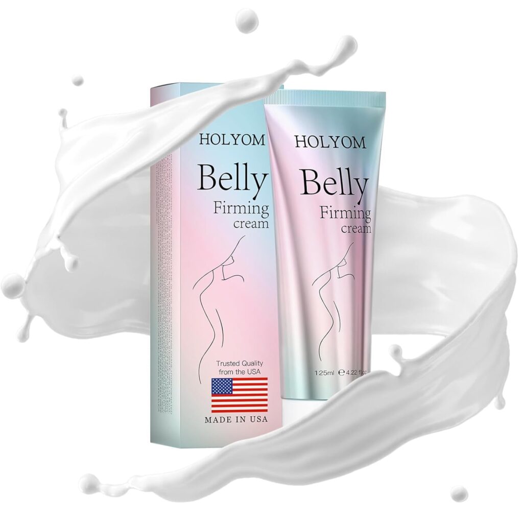 B Flat Belly Firming Cream :Premium Skin Tightening Moisturizing for Stomach, Thighs Butt, Body Lotion for Men Women 125ML