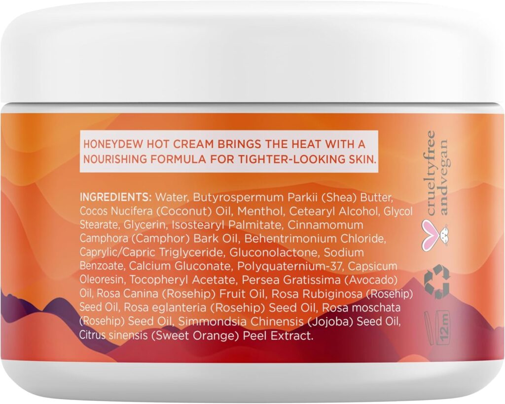 Hot Firming Lotion Sweat Enhancer - Skin Tightening Cream for Stomach Fat and Cellulite - Sweat Cream for Better Workout Results - Long Lasting Moisturizing Pre and Post Workout Massage Lotion