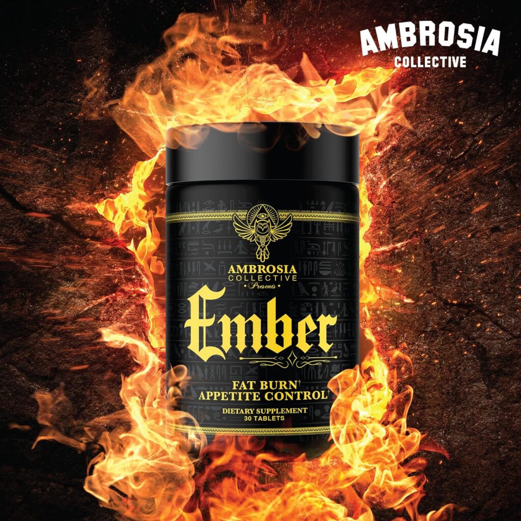 Ambrosia Nomorbidity Advanced Appetite Control Ember Thermogenic Fat Burner | Powerful Hunger Management, Appetite Support Fat Burning System with KSM-66 Ashwagandha, Garcitrin, CapsiMax™, Africa
