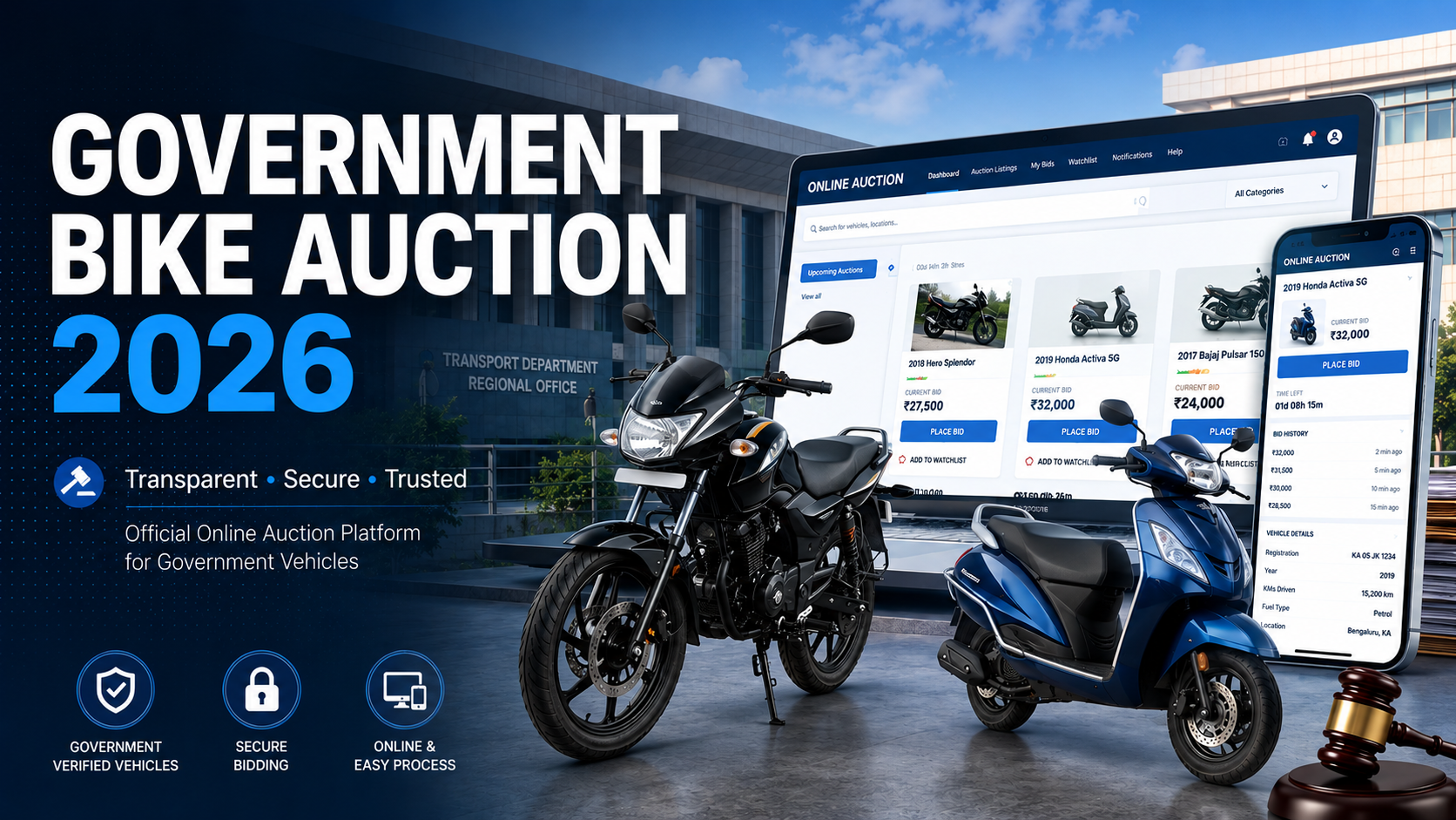 Government Bike Auction 2026: Buy Your Dream Ride for Less