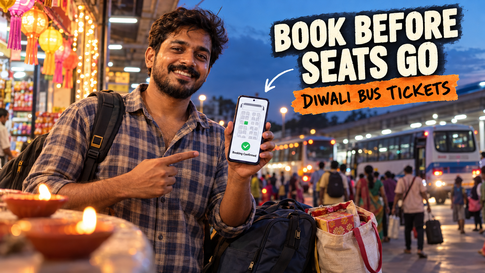 MakeMyTrip Bus Booking for Diwali 2026: Book Early, Save More